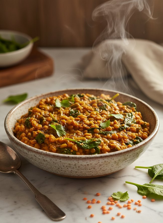 Lentil Spinach Dahl